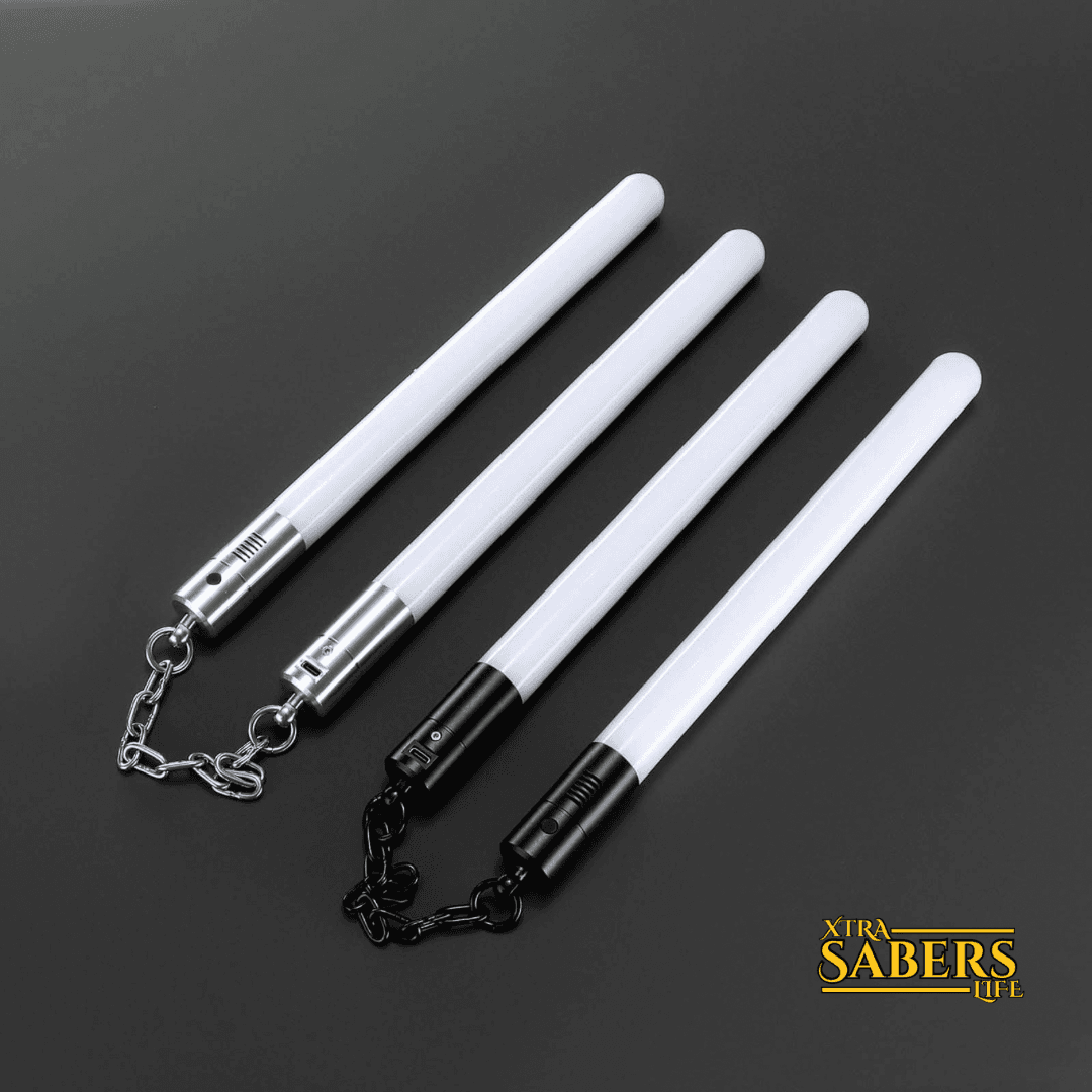 SaberChucks for safe lightsaber practice and display